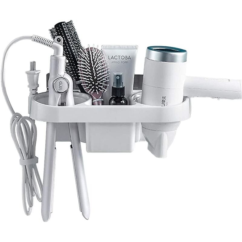 Support pour sèche-cheveux Supports pour sèche-cheveux Support mural pour sèche-cheveux - Salle de bain