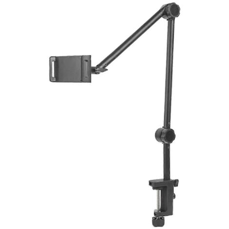 Support pour tablette et téléphone avec fixation de bureau et pinces de serrage ---