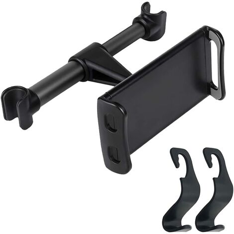 Support pour tablette et téléphone avec fixation sur l'appui - Noir