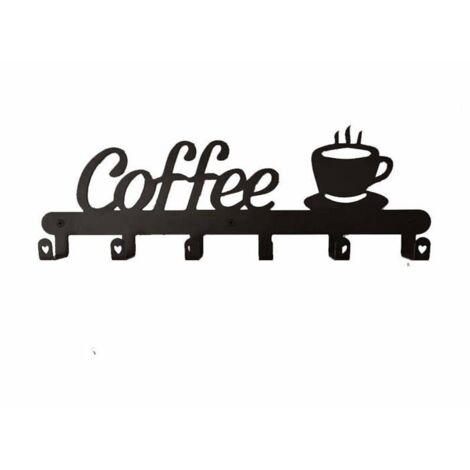 Support pour tasse caf Un mur signe de bar porte-tasses caf crochet pour tasse signe de caf support pour tasse Odipie
