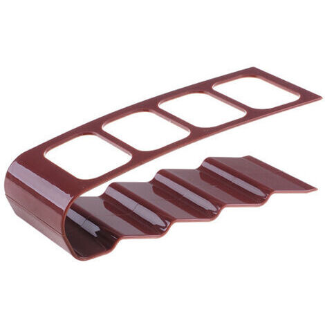 Support pour télécommandes, marron, 18 x 7 cm, 1 pièce Pour ranger diverses télécommandes et téléphones portables