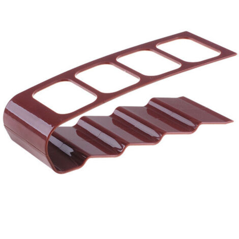 Support pour télécommandes, marron, 18 x 7 cm, 1 pièce Pour ranger diverses télécommandes et téléphones portables