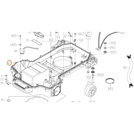 Support pour tondeuse robot ORIGINAL WORX WG795E TYPE2