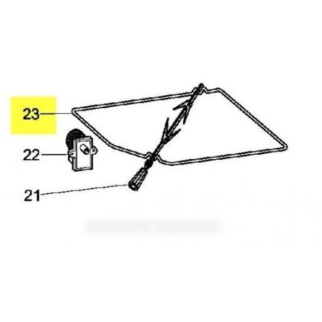 SUPPORT POUR TOURNE BROCHE POUR FOUR ARISTON - C00138869