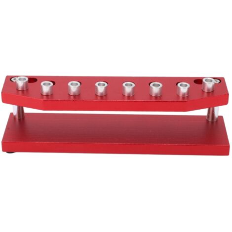 Support pour tournevis 8 trous en alliage d'aluminium, léger et portable, rangement pour pinces, idéal pour atelier de réparation.