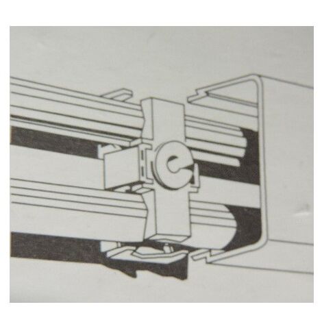 Support pour tubes sanitaires et frigorifique Ø 10 à 22mm dans goulotte VIACLIM PLANET WATTOHM 16754