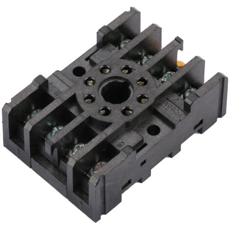 Support rail DIN PF085A 300V 7A 8 broches pour relais de puissance