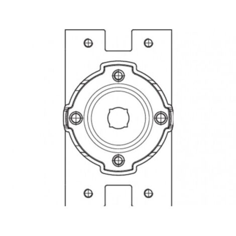 Support rapide en fer avec plaque CAME 001YM0159