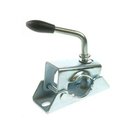 Support réglable de fixation pour roues jockey - pour tube de 35 mm