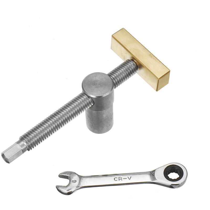 Support réglable de travail du bois d'acier inoxydable de laiton de 20MM avec l'arrêt rapide de tenon de serrage