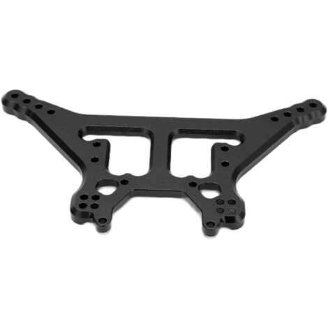 Support réglable en alliage d'aluminium noir pour châssis de voiture RC 1/8, fixation à trous multiples