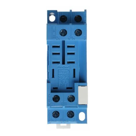 Support relais Finder série 96, Rail DIN, 250V c.a., pour 56,32 ( Prix pour 1 )
