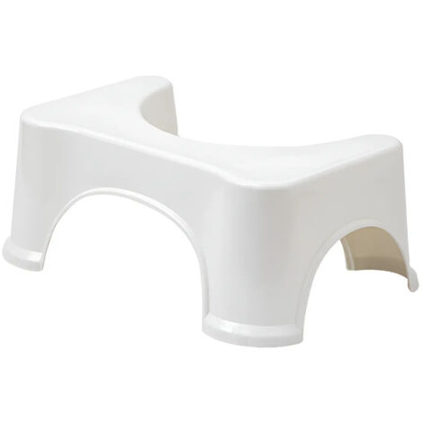 Support renforc pour tabouret accroupi blanc