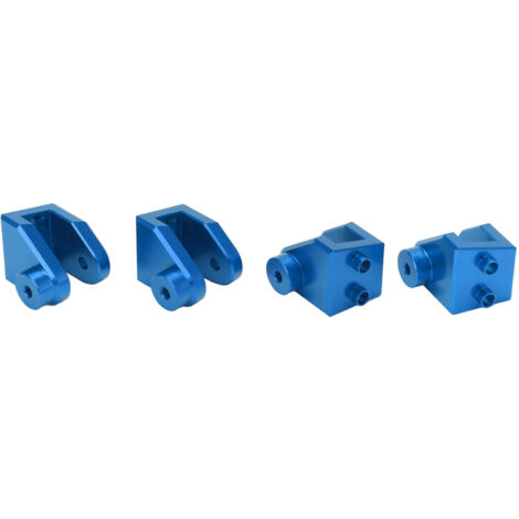 Support renforcé avant/arrière en alliage d'aluminium pour LOSI LMT 1/8, pièce de rechange pour camion monstre, haute résistance, bleu.