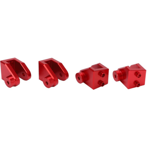 Support renforcé en alliage d'aluminium pour essieu rigide LOSI 1/8 LMT - Amélioration de suspension avant/arrière
