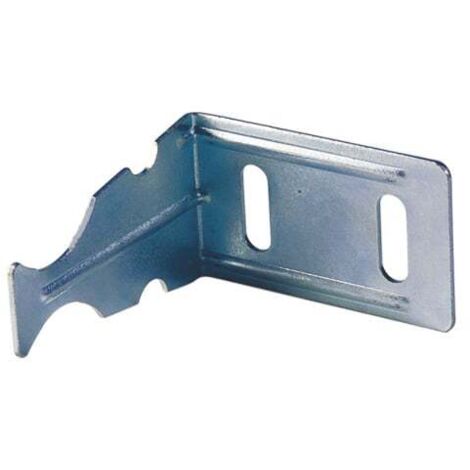 Support réversible à visser pour radiateur en aluminium - Dimension 83 x 80 x 48 mm - Ram