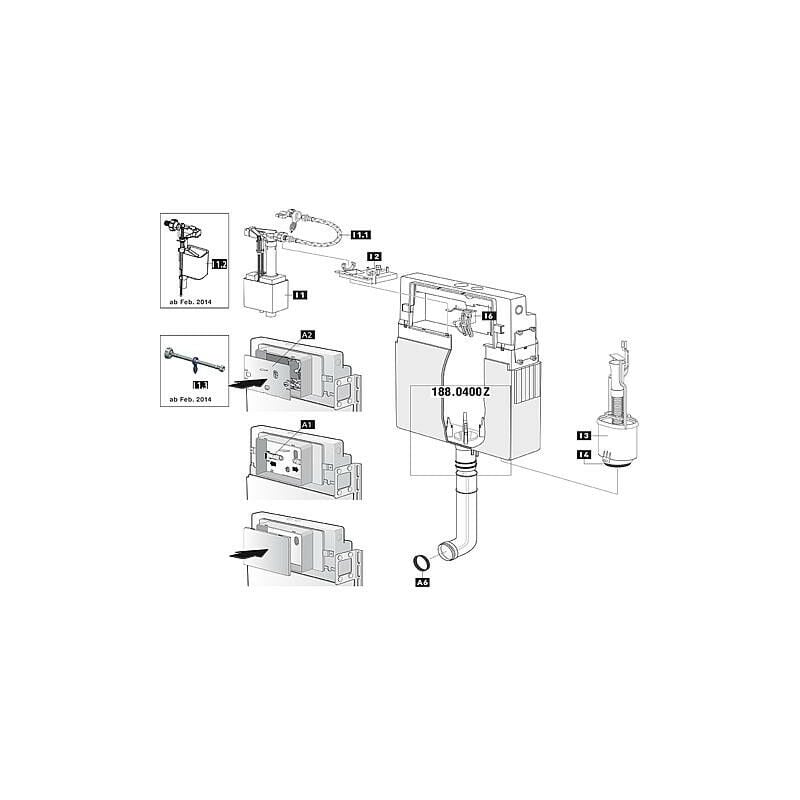 Schwab - Support robinet flotteur a partir de 03/1995 239889