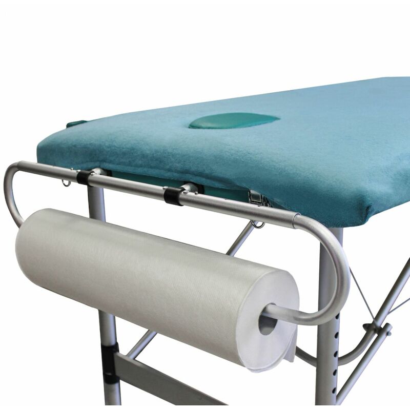 Support rouleau de drap d'examen extensible pour table de massage Vivezen
