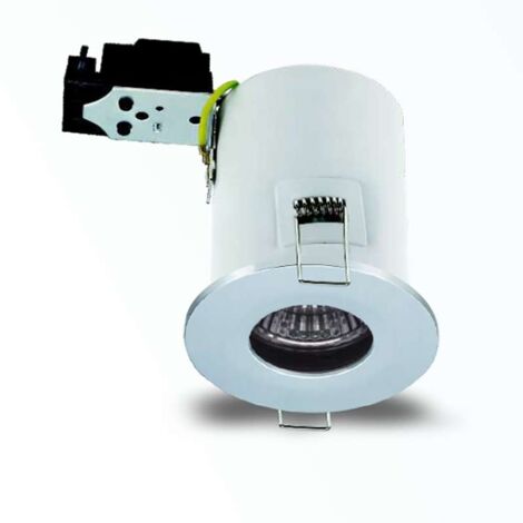 Support RT2012 étanche IP65 BBC fixe aluminium Brossé 68mm