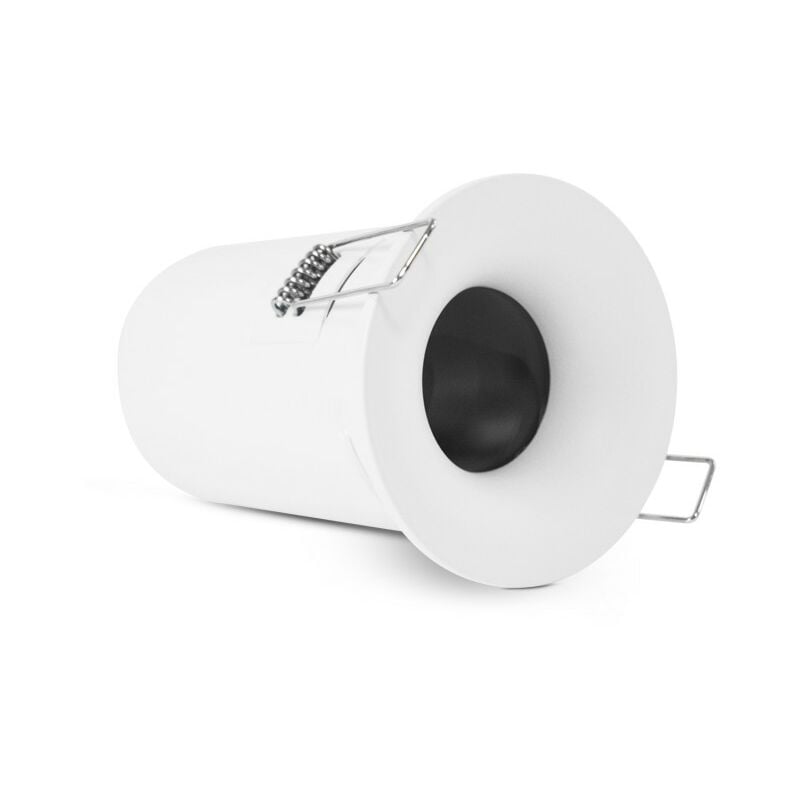 Vision-el - Support de spot bbc rond blanc basse luminance Ø90 mm + douille GU10 Miidex Lighting®