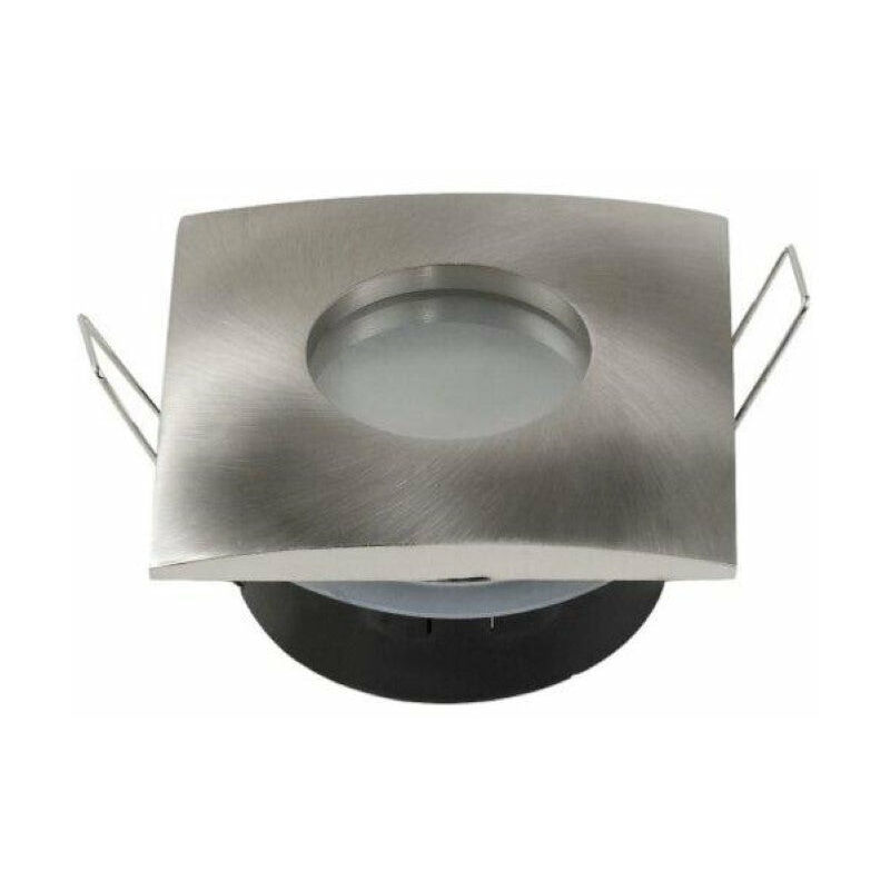 Support Spot GU10 IP65 Carré Alu 82mm - silamp Support Spot GU10 IP65 Carré Alu 82mm - silamp