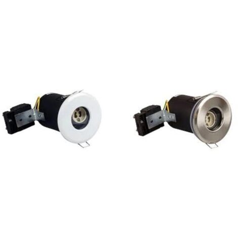Support spot led encastrable etanche gu10 fixe rond -  optonica 65907293 65907293