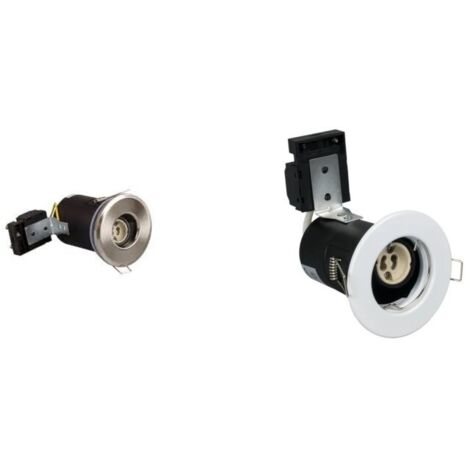 Support spot led encastrable gu10 fixe rond -  optonica 65907406 65907406