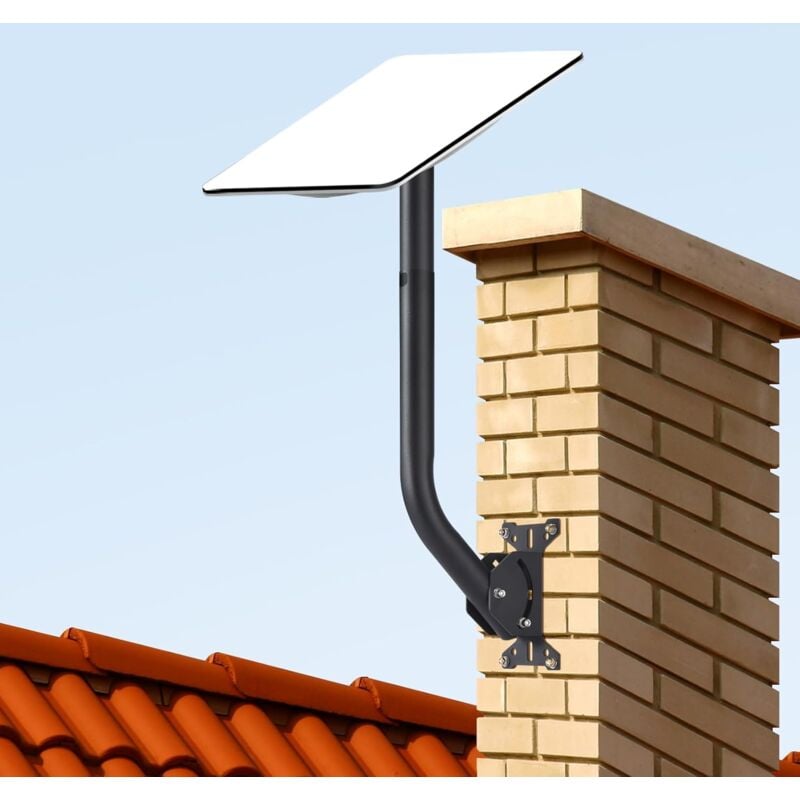 Coocheer - Support Starlink robuste, kit de montage Starlink réglable pour kit Internet Starlink satellite, support de toit Starlink avec adaptateur