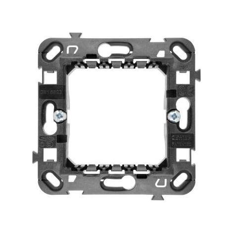 SUPPORT STD 2P A GRIFFES VIS LONGUES GEWISS GW16823