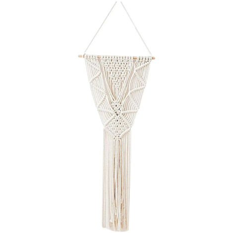 Support suspendu pour pot de fleurs en corde tresse paire