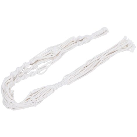 Support suspendu pour pots de fleurs en corde de coton tressée, accessoires de jardinage