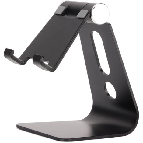 Support tablet en alliage d'aluminium, design intégré, réglage multi-angle, gain de place pour bureau, support téléphone.