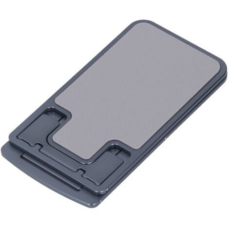 Support tablette pliable en alliage d'aluminium, 7 positions inclinables, base antidérapante en silicone pour téléphone portable