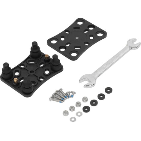 Support téléphone moto anti-chocs noir pour téléphone mobile - Support amortisseur universel ATV UTV