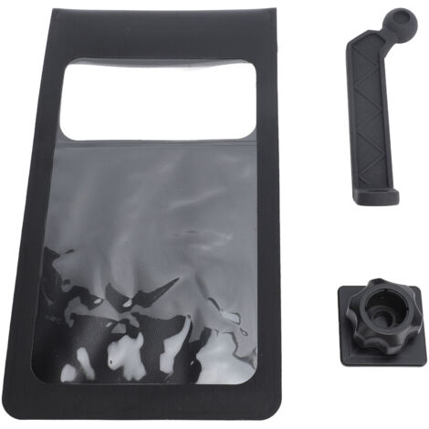 Support téléphone moto étanche avec miroir - Sac de rangement pour téléphone, idéal pour cyclisme et équipement moto.