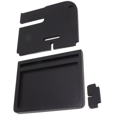 Support Téléphone Multifonction avec Porte-Cartes, Montre et Clés, Organisateur de Table de Chevet, Couleur Foncée