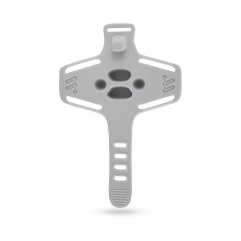 Support téléphone portable silicone pour vélo et moto 4 à 6.7 pouces compatible pour téléphones gris