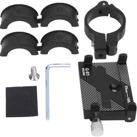 Support téléphone vélo GUB G-81 en aluminium réglable, support de fixation pour smartphone sur guidon.