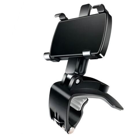 Support téléphone voiture rotatif 360° – Socle tableau de bord – Pour GPS et smartphone 4–7″