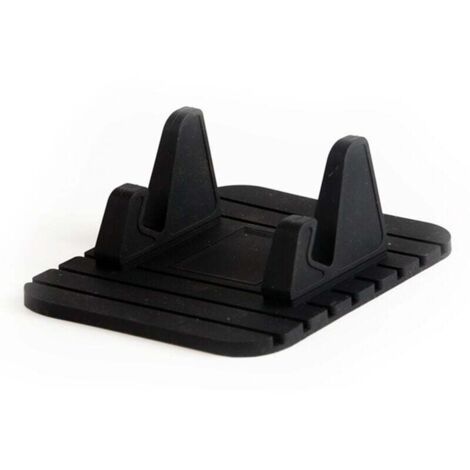 Support Téléphone Voiture Silicone avec Tapis Anti-dérapant Fixation sur Tableau de Bord Compatible avec GPS/GSM Universel: iPhone 14/13/12/11, Samsung Galaxy A/S21 FE, Huawei Nova