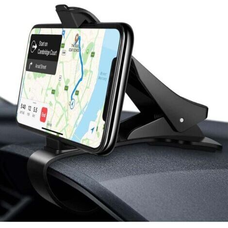 Support Telephone Voiture, Support de Fixation Universel pour Tableau de Bord pour Téléphones, Compatible avec la Plupart des Smartphones
