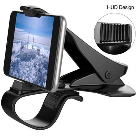 Support Téléphone Voiture Universel Portable Fixation Puissante Tableau De Bord Pare-Brise Clip pour iPhone 6 7 8 X Huawei Samsung