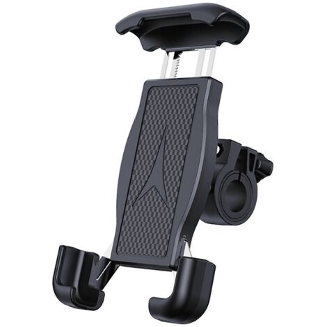 Support téléphonique ajustable universel pour vélo et moto, support en plastique robuste pour smartphone, fixation stable pour guidon, compatible avec tous les appareils mobiles.