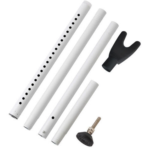 Support/tige de porte blanche, support/tige de porte vitrée, loquet de porte rétractable et réglable, dispositif anti-collision, tige télescopique