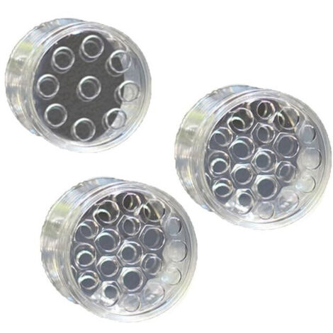 Support tige Ikebana spirale 3 pièces grille florale transparente réutilisable vase façonneur fleurs (2L + 1S)