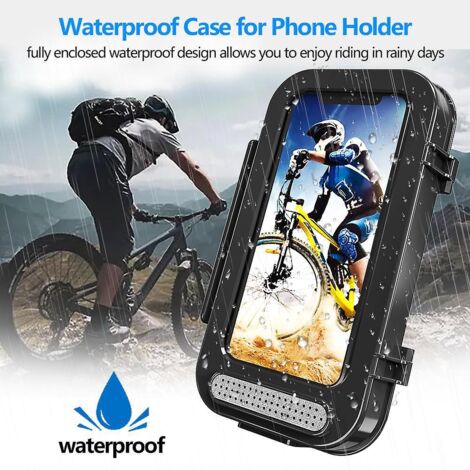 support Tlphone Vlo Etanche Universel Support Telephone Moto (l, Noir)360rotation Anti-vibrations Support Smartphone Velo Avec Cran Tactile Pour 5