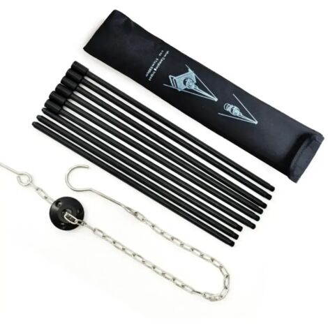 Support trépied pliable en acier inoxydable pour barbecue de camping, support de réchaud portable suspendu pour casseroles, outil de cuisson pour gril portable.