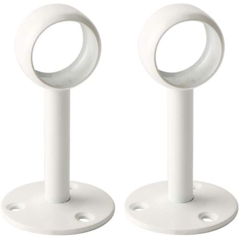 Support Tringle Plafond 25mm   Support Acier Inoxydable pour Rideaux, Fixation de Tringles Ø25mm