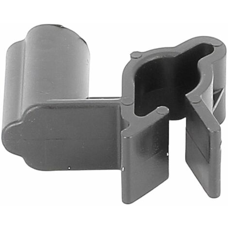 Support Tube 1 Voie Ø 10-12 Sur Goujon Fileté M8 Pom Noir 016 547 000