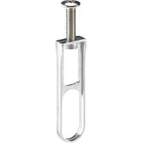 Support tube ovale Sl 781 M plaqué nickel